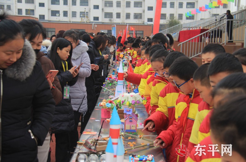东平县佛山小学第一届科技节举行