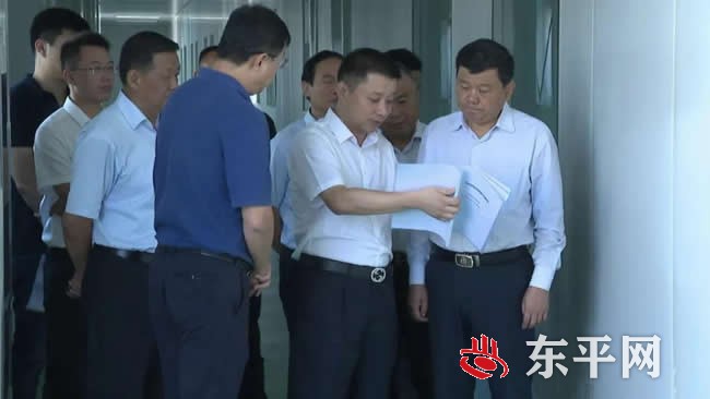曲锋到东平经济开发区调研重点企业项目建设情况