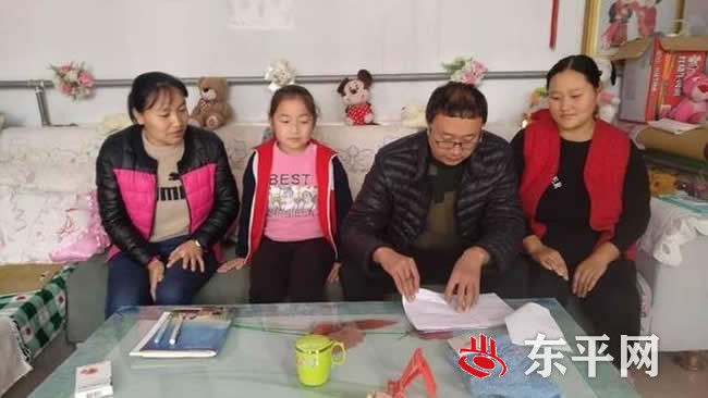 接山镇夏谢小学家访活动重实效