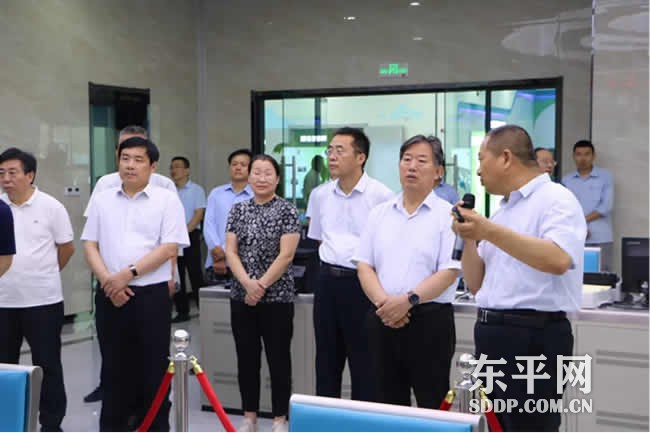 东平县政协领导视察全县生态环境保护工作