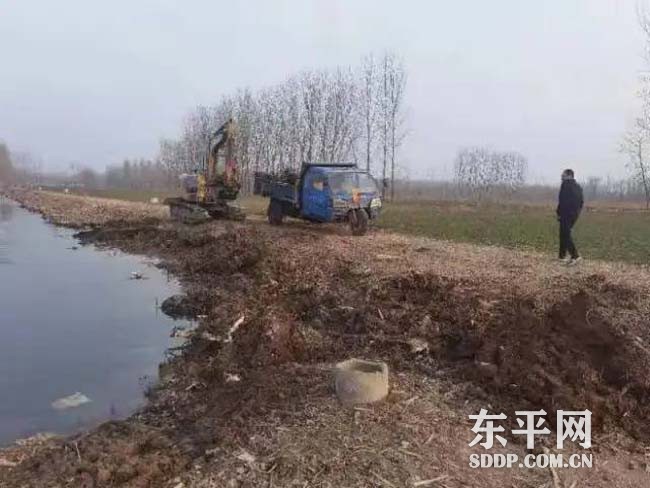 商老庄乡兴修水利保丰收