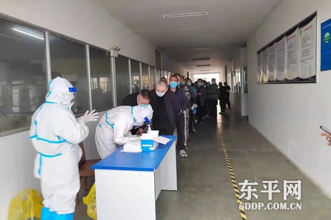 东平县经济开发区启动企业职工全员核酸检测工作