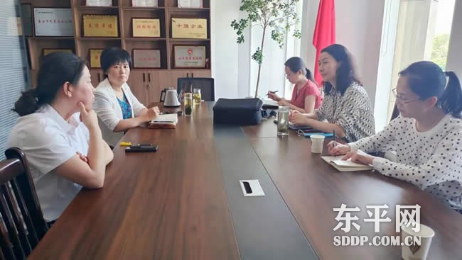 东平县妇联深入巾帼企业进行走访