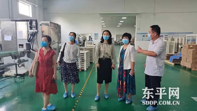 东平县妇联深入巾帼企业进行走访