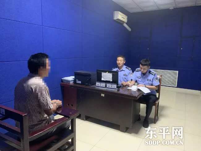 居民电动车被盗 东平民警冒雨追回