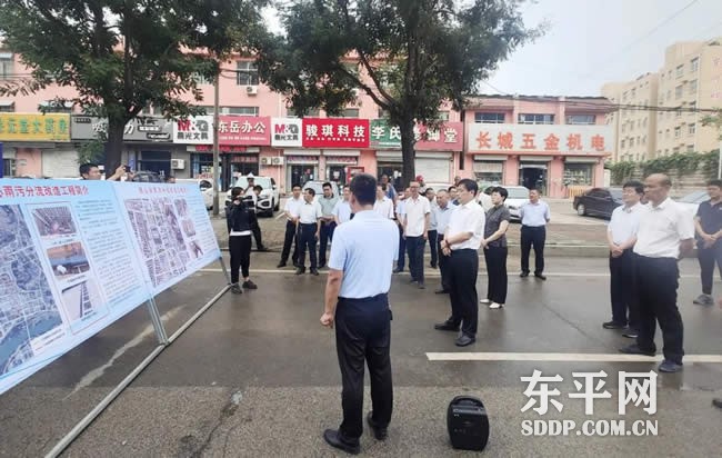 东平县政协视察全县防汛准备工作