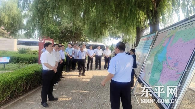 东平县政协视察全县防汛准备工作