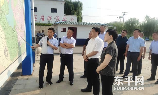 东平县政协视察全县防汛准备工作