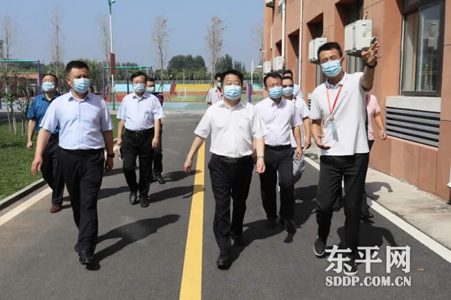东平县委书记马焕军调研指导学校疫情防控工作