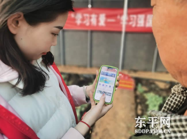 旧县乡：“学习强国”进大棚 科普惠农促增收