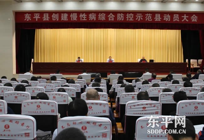 东平县召开创建慢性病综合防控示范县动员大会